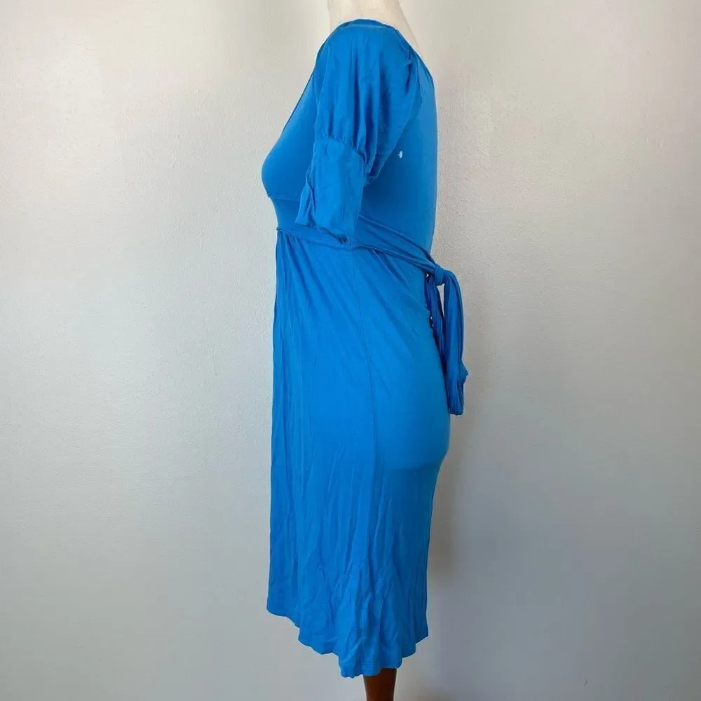 NWOT Free People Blue Midi Dress Size S
